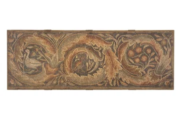 Mosaic with Floral and Avian Motifs